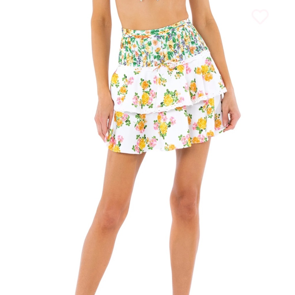 NWOT For Love & Lemons Rosalyn Skirt